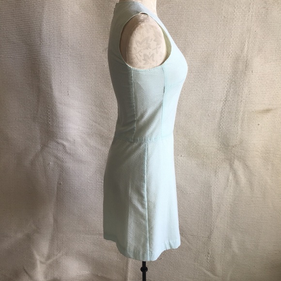 SOLD Cynthia Rowley Seersucker Striped Sundress VTG 90s - Picture 2 of 7